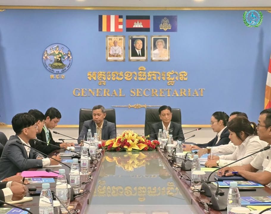 កិច្ចប្រជុំផ្សព្វផ្សាយផែនការយុទ្ធសាស្ត្រជាតិស្តីពីពិការភាពឆ្នាំ២០២៤-២០២៨ ជាមួយក្រុមការងារសកម្មភាពជនពិការគណៈកម្មាធិការជាតិរៀបចំការបោះឆ្នោត